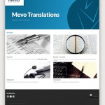 Diseño de página web de Mevo Translations