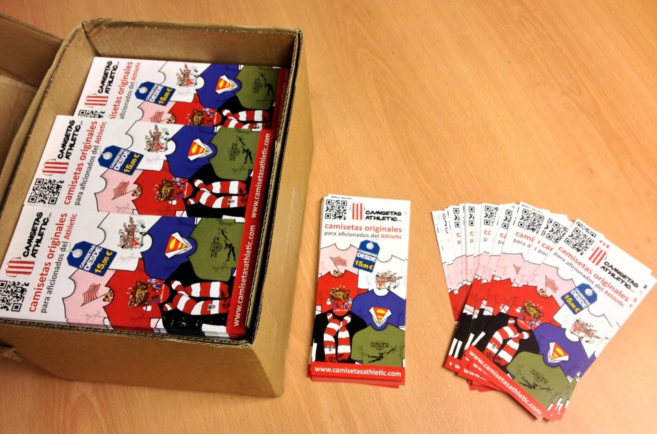 Diseño de flyers para CamisetasAsthletic.com