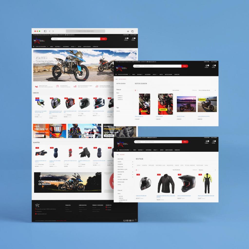 Diseño nueva página web Motos Mendivil 34